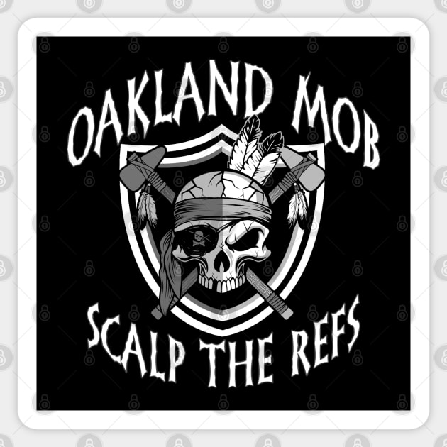 OAKLAND 18B (Warrior 1) Sticker by GardenOfNightmares